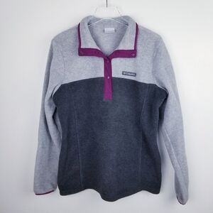 Columbia Colorblock Fleece Pullover size Large
